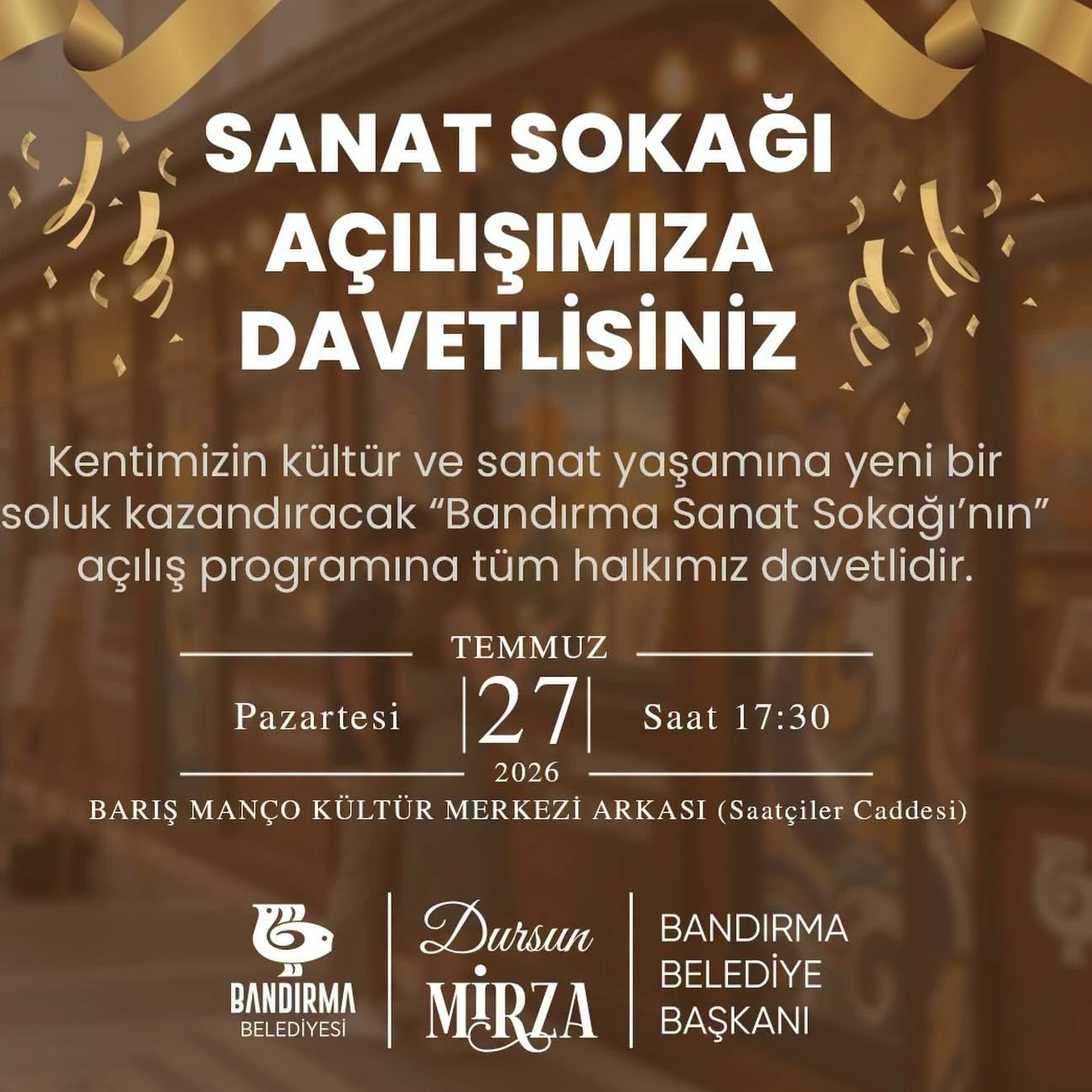 Bandırma Sanat Sokağı Bugün