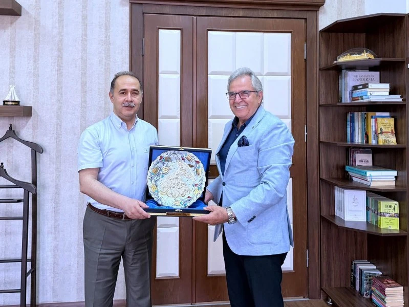 Başkan Mirza’dan Kaymakam Aksakal’a Veda Ziyareti