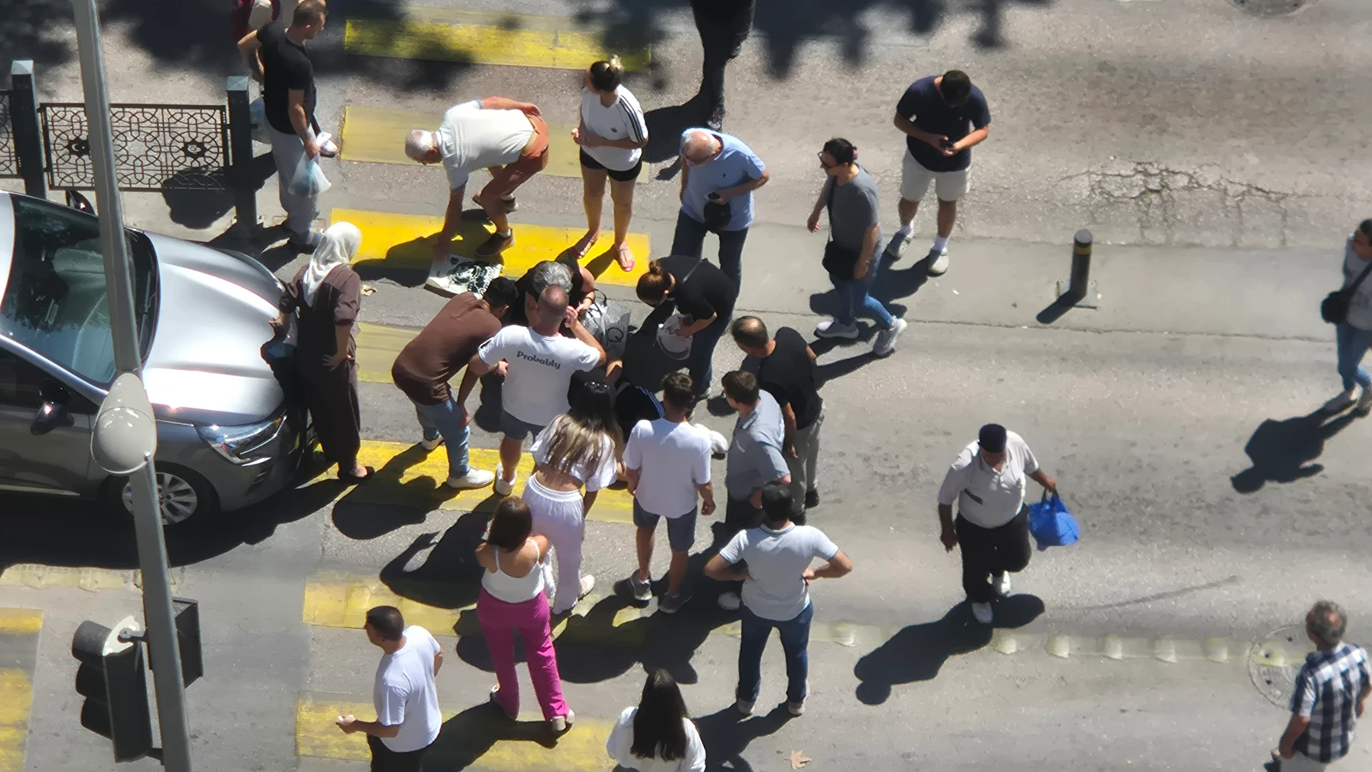 İnönü Caddesi’nde Motosiklet Kazası: 1 Yaralı