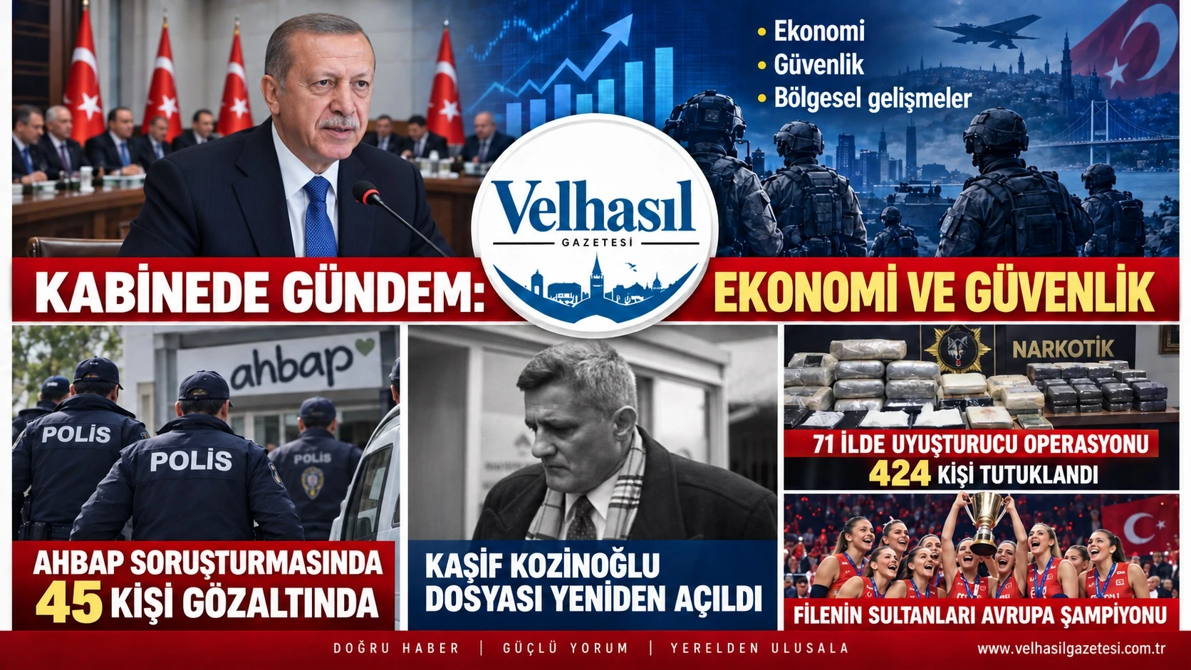 Kabine top landı, gündemde ekonomi ve güvenlik var