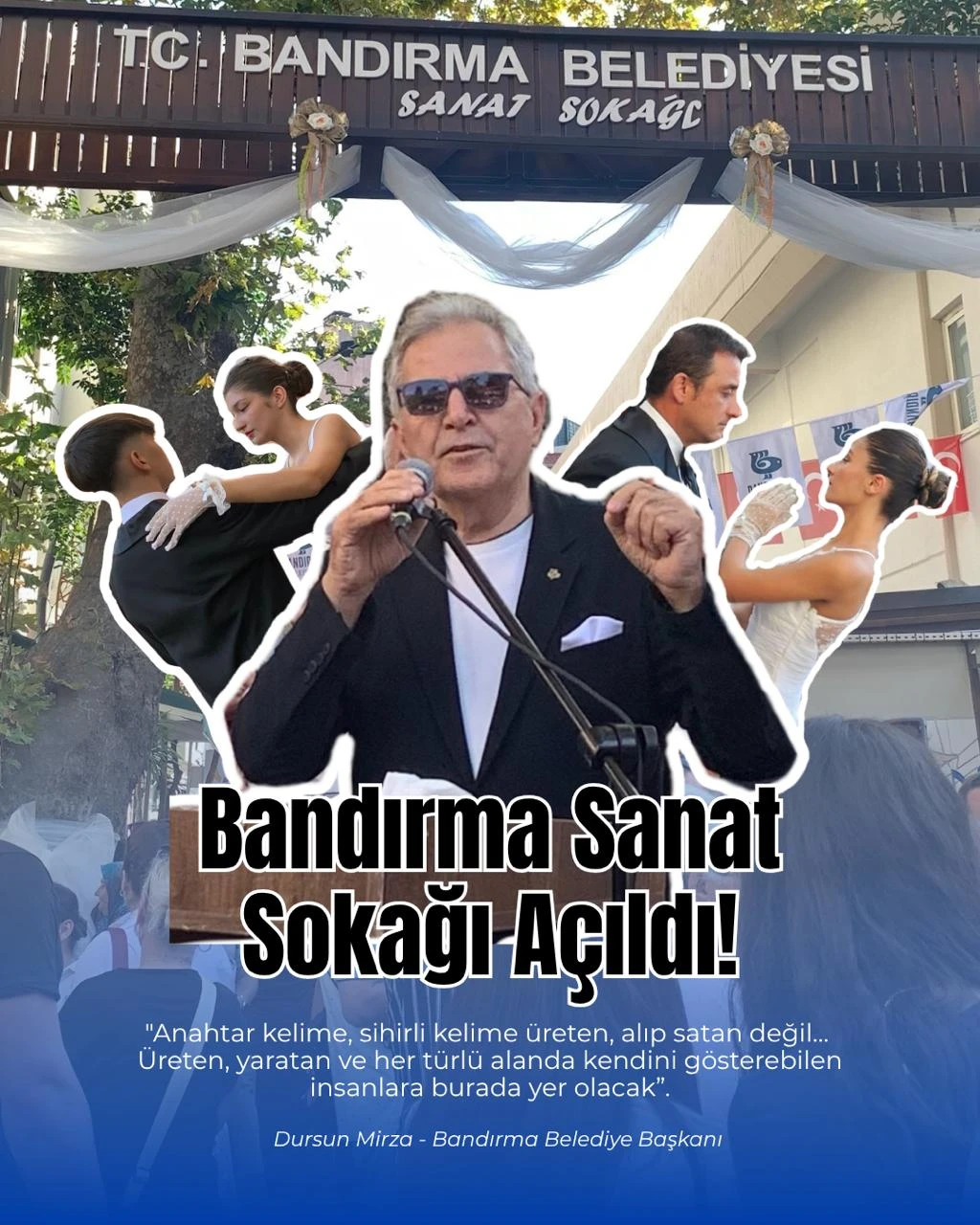 SANAT SOKAĞA TAŞTI