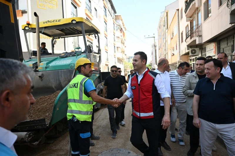 Manyas'a Altyapı ve Asfalt Yatırımı