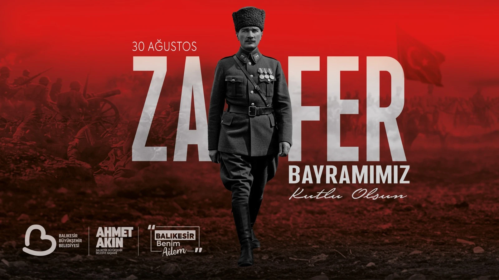 Balıkesir’de 30 Ağustos Zafer Bayramı Coşkuyla Kutlanacak