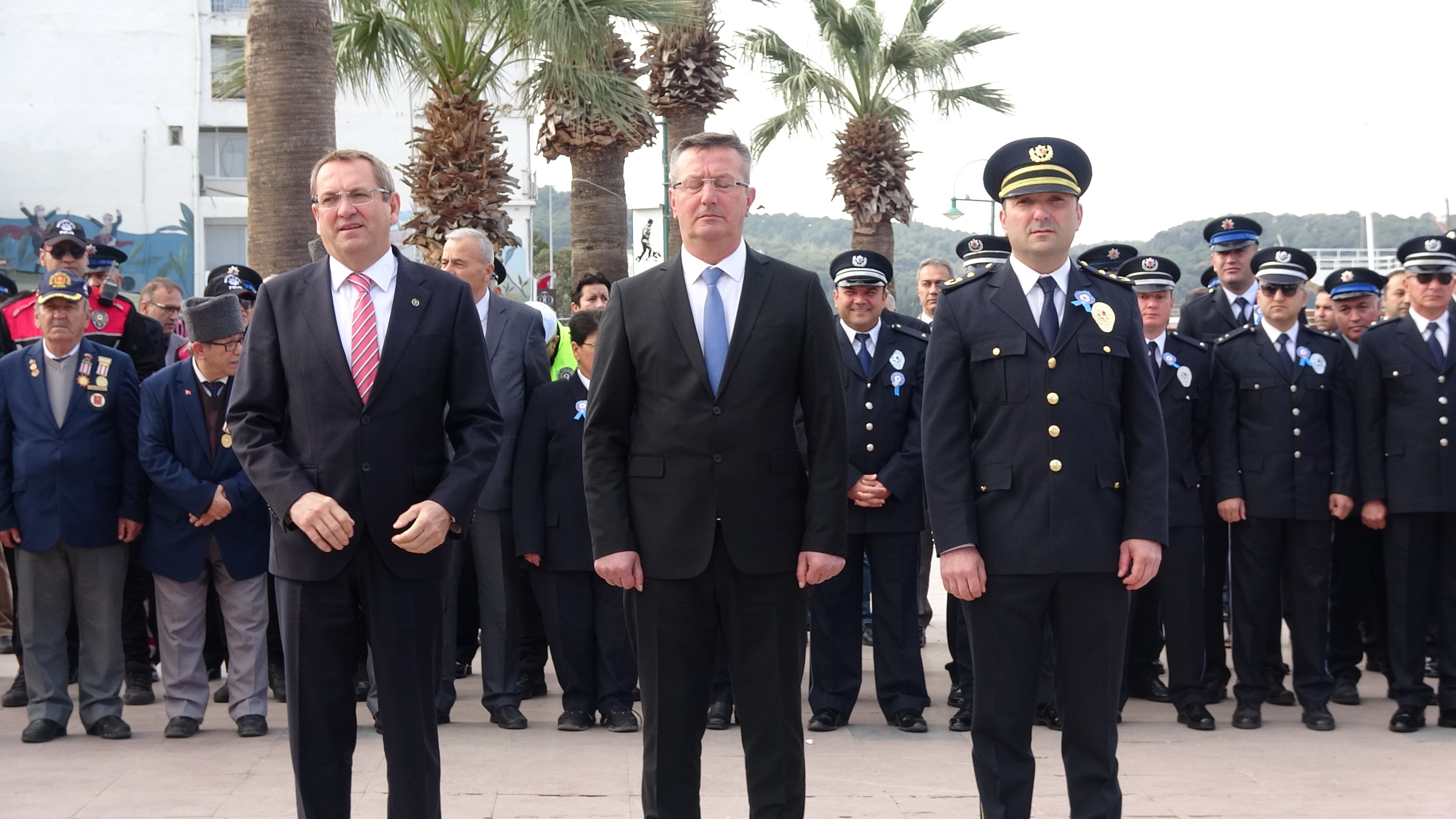Balıkesir’in Ayvalık ilçesinde, Türk Polis Teşkilatı'nın kuruluşunun 178. yıl dönümü törenle kutlandı.