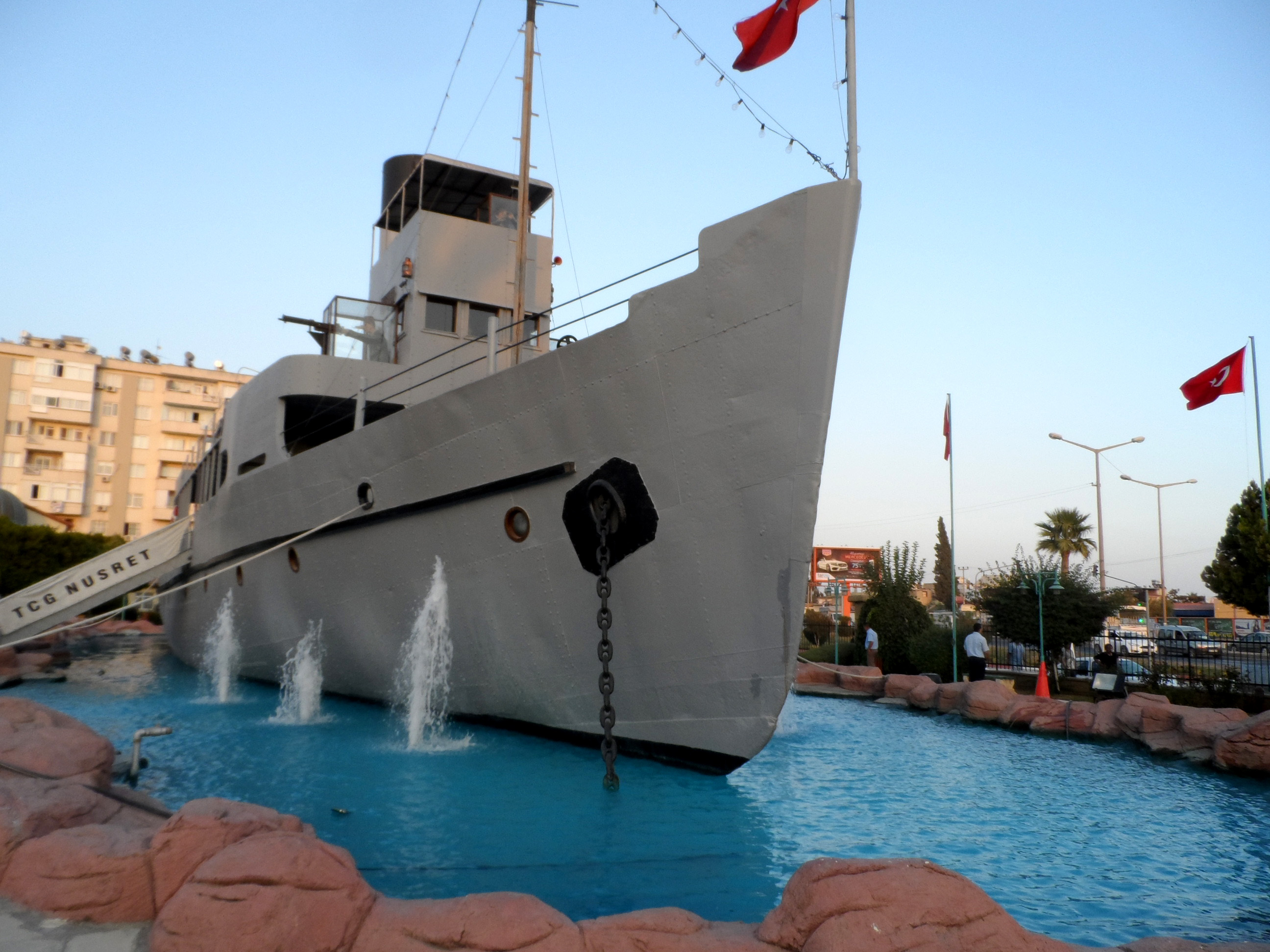 I. Dünya Savaşı Çanakkale Deniz Savaşlarında büyük başarı göstermiş olan TCG Nusret Mayın Gemisi, Bandırma'ya demir atacak.