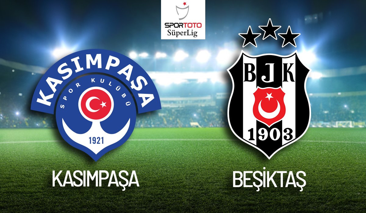 Beşiktaş, Süper Lig'in 37. haftasında deplasmanda Kasımpaşa ile karşı karşıya geliyor.