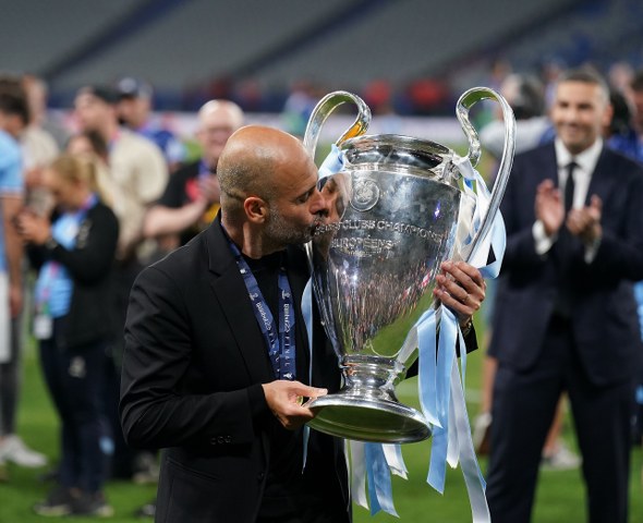 Manchester City Teknik Direktörü Pep Guardiola, UEFA Şampiyonlar Ligi Final maçında daha önce oynadıklarını kupayı kazanamadıklarını bugün ise bunu başardıklarını söyledi ve ekledi, "Başkanımızın kulübü almasından sonra her şey çok değişti. Onsuz bu mümkün olamazdı." dedi.