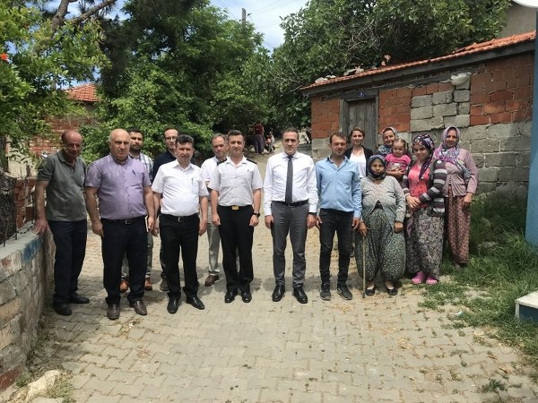 KAYMAKAM MEMİŞ 3 MAHALLEYİ ZİYARET ETTİ