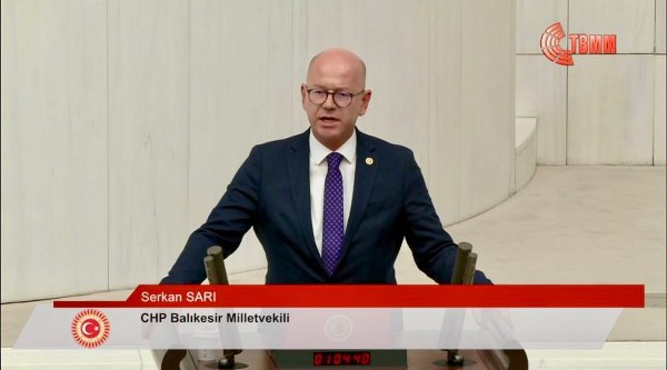 CHP Balıkesir Milletvekili Serkan Sarı Mecliste, gaz kaçağından zehirlenerek vefat eden BASKİ çalışanlarını gündeme aldı