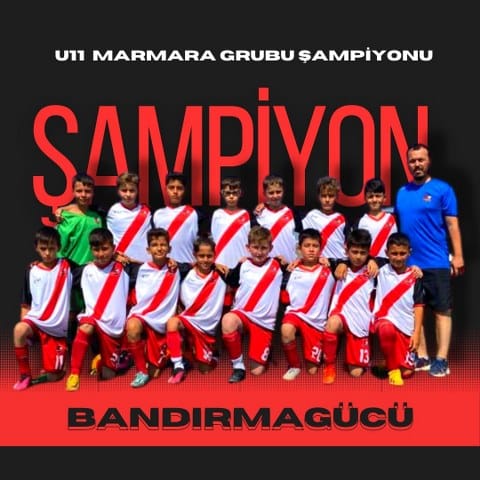 12 takımın mücadele ettiği U11 Marmara grubunda 42 gol atıp 10 gol yiyip rekor bir tablo ile namağlup olan Bandırmagücü Gençlik ve Spor Kulübü