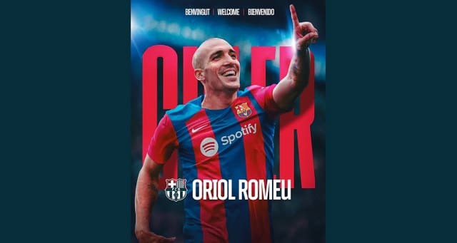 Barcelona, İspanyol futbolcu Oriol Romeu transferini açıkladı.