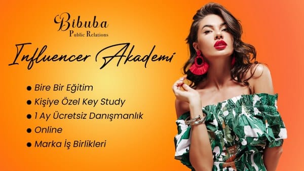 Dijital PR ajansı BİBUBA, dördüncü yılını kutlarken, öncülüğünü üstlendiği Influencer Akademisi'ni duyurdu. Ünlü içerik üreticileri ve influencer'ların da destek verdiği bu benzersiz akademi, 1 aylık yoğun bir programa ev sahipliği yapacak.
