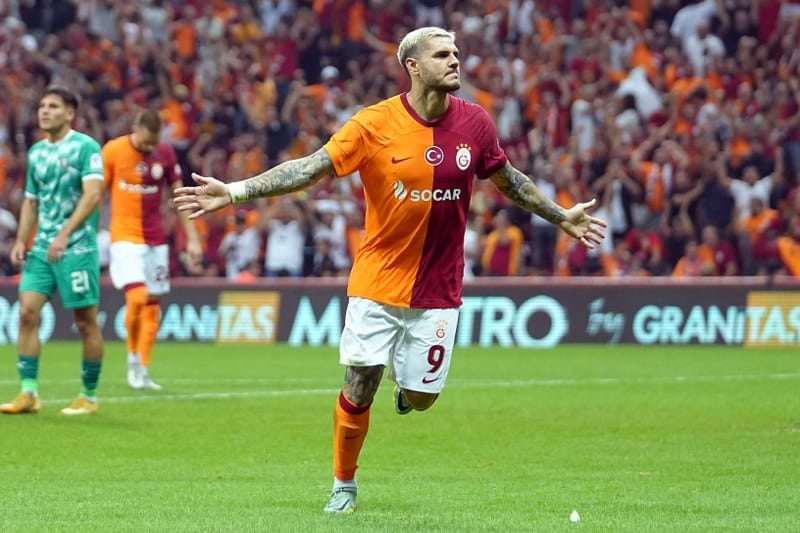Galatasaray’ın Arjantinli golcüsü Mauro Icardi, Olimpija Ljubljana maçında attığı golle birlikte sezonun ilk golünü atmış oldu.
