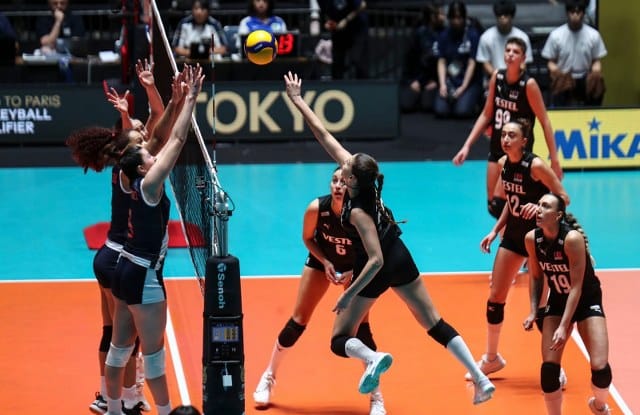 Filenin Sultanları, Japonya’da düzenlenen Paris 2024 Olimpiyat Elemeleri’nde B Grubu’ndaki üçüncü maçında, Peru’yu 3-1