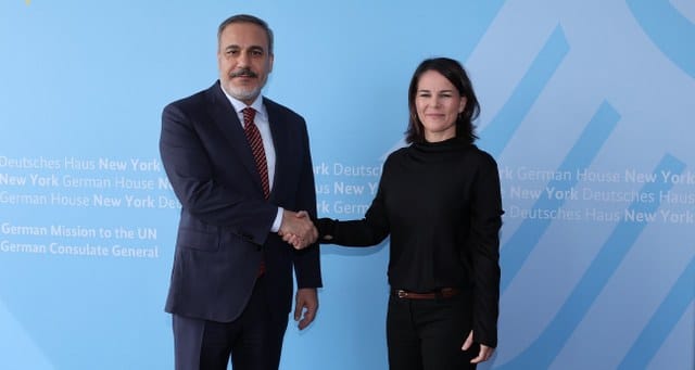 Dışişleri Bakanı Hakan Fidan, ABD temasları çerçevesinde Almanya Dışişleri Bakanı Annalena Baerbock ile görüştü.
