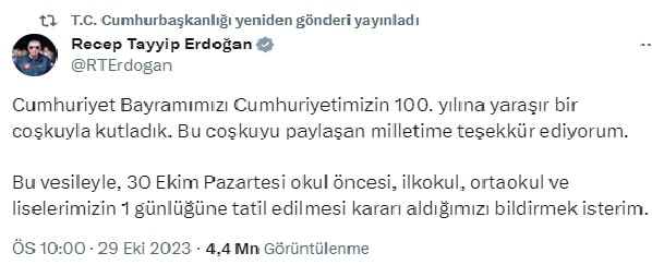 30 Ekim