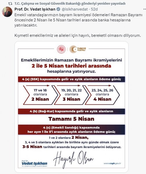 SSK, Bağkur ve Emekli Sandığı