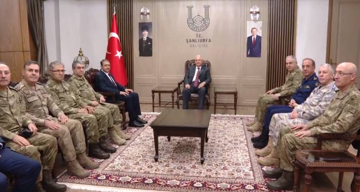 Bakan Güler ve TSK Komuta Kademesi Şanlıurfa