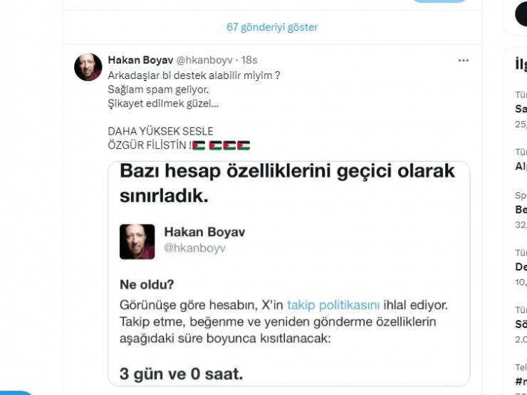 Sosyal Medya Platformu Usta Sanatçıya Kısıtlama Getirdi