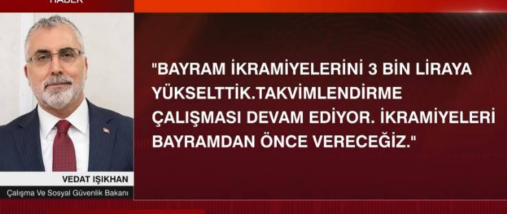 Emekli İkramiyeleri Bayramdan Önce Yatıyor Emekli bayram ikramiyelerinin ne zaman ödeneceği, Kurban Bayramı hazırlıkları yapan milyonlarca emekli tarafından merak ediliyor. Bu yıl Kurban Bayramı’nın ilk günü 16 Haziran tarihine denk geliyor ve emekliler, bayramdan önce ikramiyelerin hesaplarına yatmasını bekliyor. Çalışma ve Sosyal Güvenlik Bakanı Vedat Işıkhan, ikramiyelerin bayram öncesinde ödeneceğini belirterek emeklilerin yüzünü güldürdü.