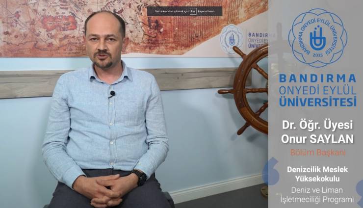 Bandırma 17 Üniversitesi, Denizcilik Meslek Yüksekokulu, Deniz ve Liman İşletmeciliği Programı, nitelikli teknisyenler, staj imkanları, denizcilik sektörü