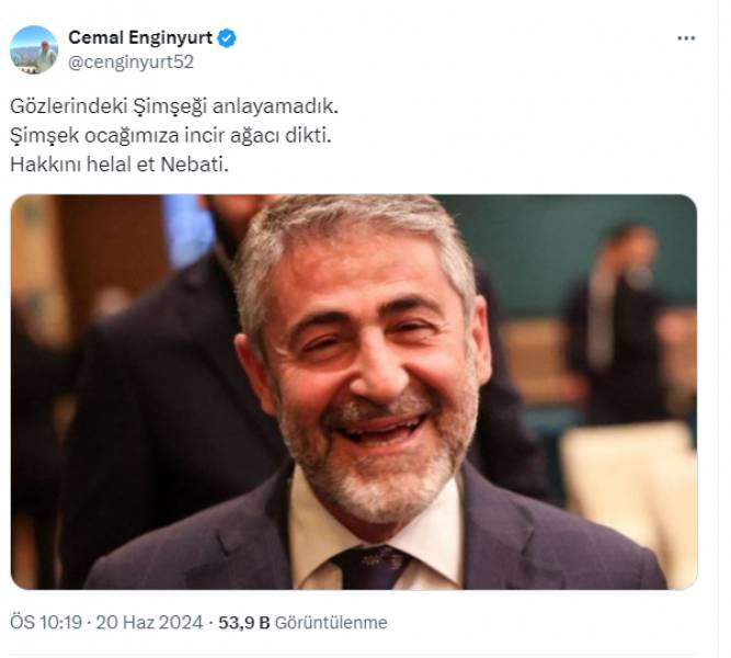 Cemal Enginyurt, Mehmet Şimşek, Nureddin Nebati, Hazine ve Maliye Bakanlığı, ekonomi politikaları, eleştiri, Demokrat Parti