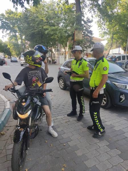 Susurluk’ta Çalıntı Motosikletlere Yönelik Denetim