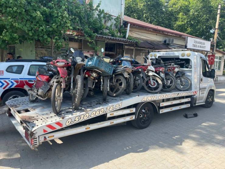 Susurluk’ta Çalıntı Motosikletlere Yönelik Denetim 