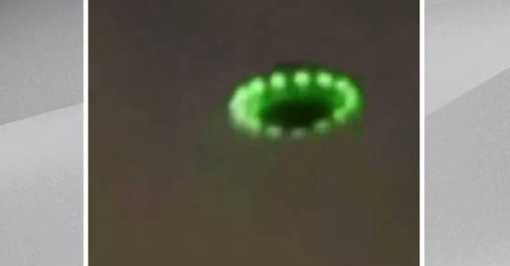 Tahran, gizemli cisim, UFO, sosyal medya, yeşil ışık