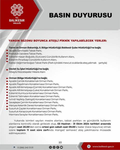 piknik alanları yasaklandı (2)