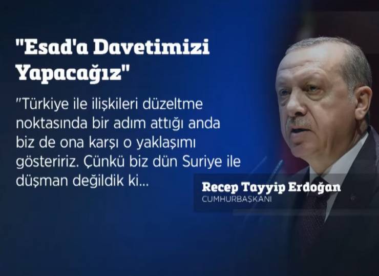 Recep Tayyip Erdoğan, Beşar Esad, Türkiye-Suriye ilişkileri, diplomasi, terörle mücadele, göçmenler, Rusya, İran, bölgesel barış