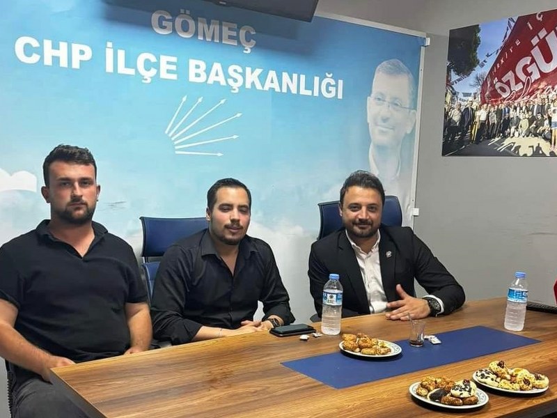 CHP Gömeç İlçe Başkanı Özkan Güven Gençlerimiz Örgütün Sesi Olacaktır