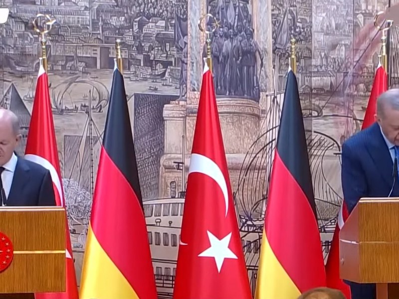 Erdoğan, Scholz, F-35, İsrail, Gazze, Hamas, Türkiye-Almanya ilişkileri, savunma sanayi, Gümrük Birliği