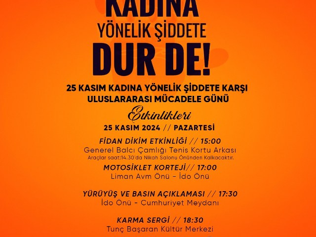 Bandırma Belediyesi olarak şiddetin tam karşısında, eşit, adil, özgür yarınlar için bütün kadınların yanındayız! Kadına şiddet insan hakları ihlalidir.