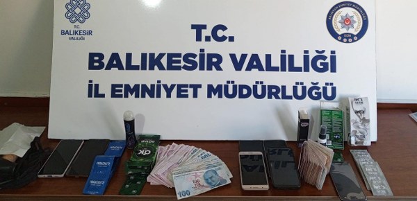 Bandırma'da fuhuş ve yağma operasyonu 2 tutuklama