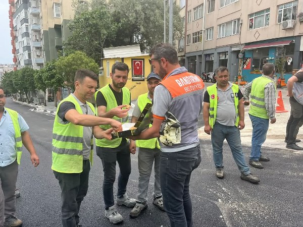 Başkan Mirza, Saha Ekiplerine Tatlılı Teşekkür