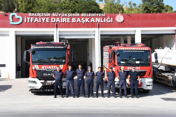 Balıkesir İtfaiyesi Sakarya’nın imdadına yetişti