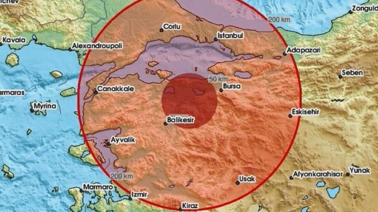 Balıkesir’de 4.9luk deprem
