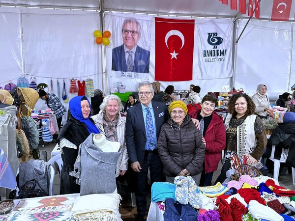 Bandırma’da kadın emeği festivali yoğun ilgi gördü